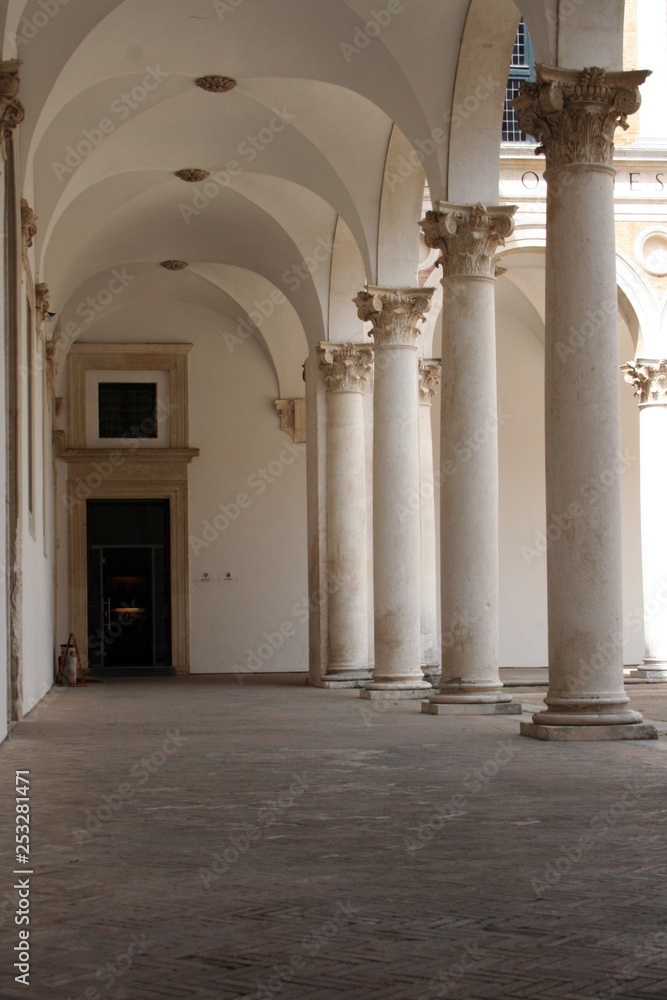 Corridor of the Ducal Palace, Urbino
