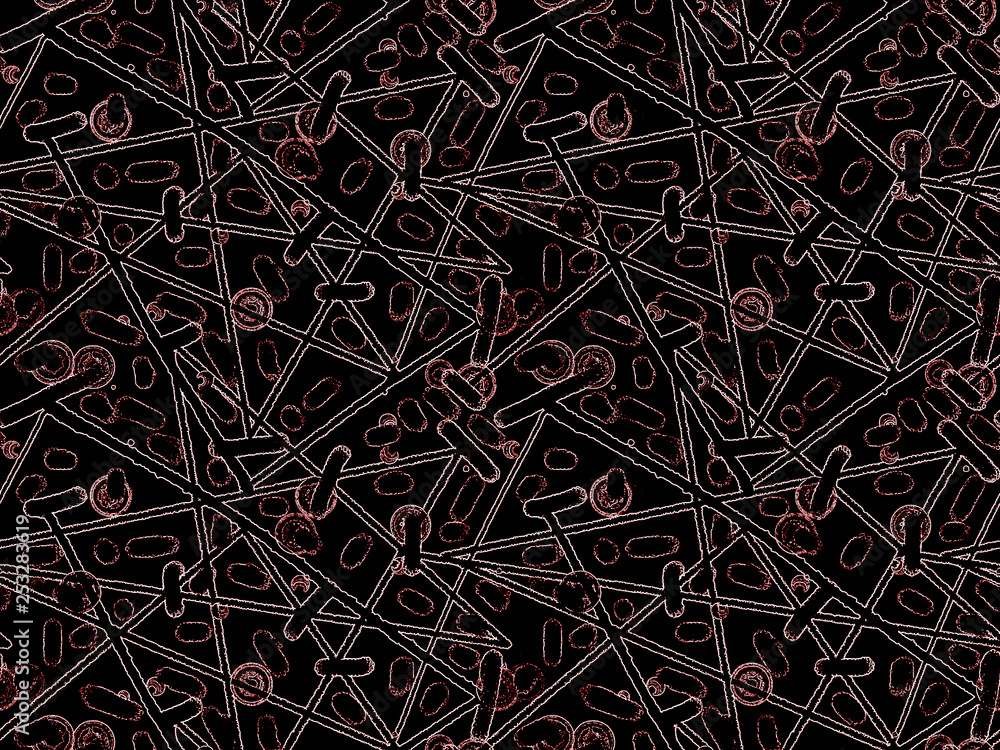 seamless pattern with color lines, red, black, graphic seamless pattern with color lines, red, black, graphic