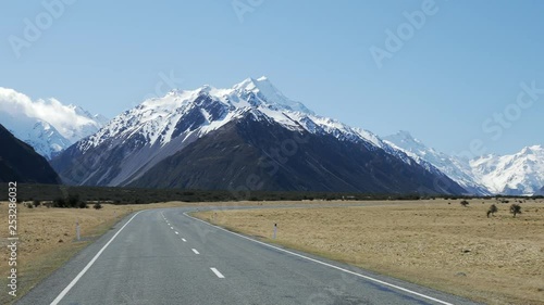 Wallpaper Mural Blue Lakes and mountains, Tasman Valley Walk and Tasman Glacier View, New Zealand Torontodigital.ca