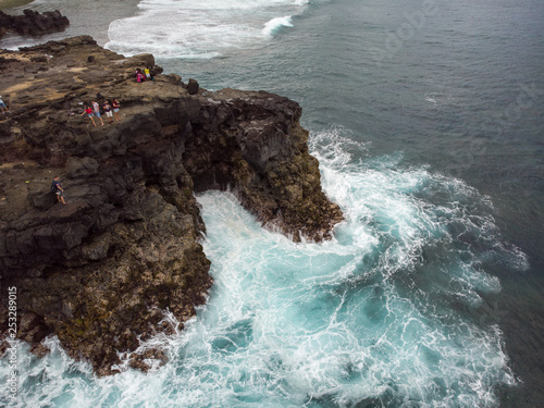 The Southest point of Mauritius. Africa Indian Ocean