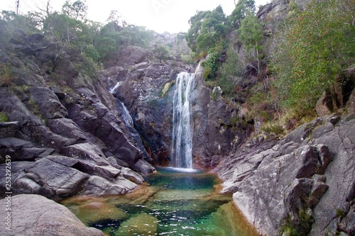 Cascata do Arado no Gerês, Portugal. photo