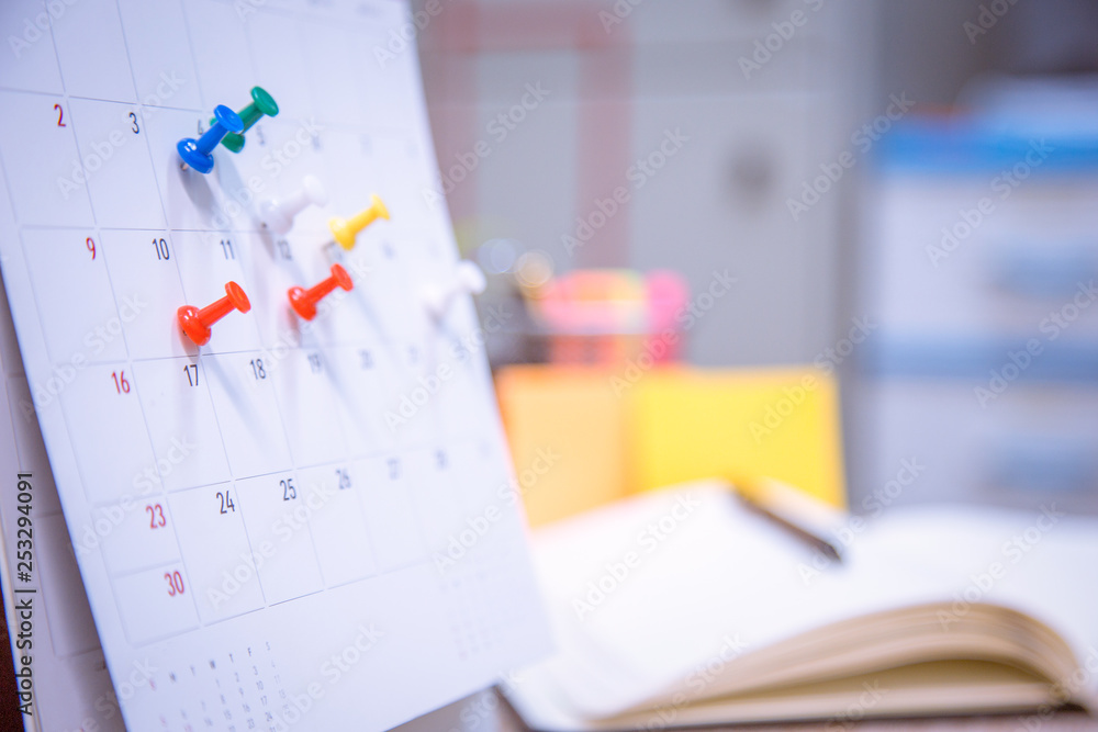 Calendar Event Planner is busy.calendar,clock to set timetable organize schedule,planning for business meeting or travel planning concept. Calendar Event Planner is busy.calendar,clock to set timetable organize schedule,planning for business meeting or travel planning concept.