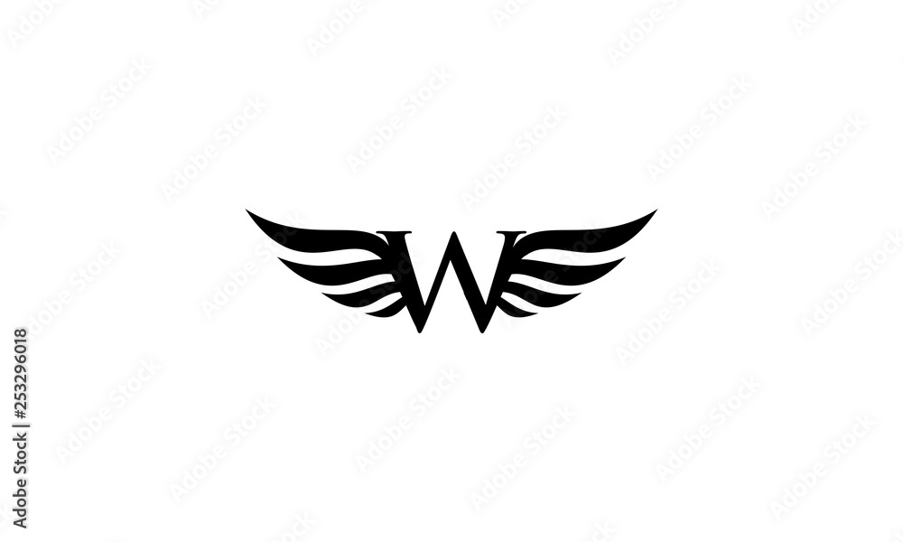 logo wing and W logo wing and W