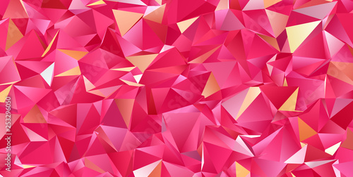 Wallpaper Mural Abstract Low-Poly triangular modern background Torontodigital.ca