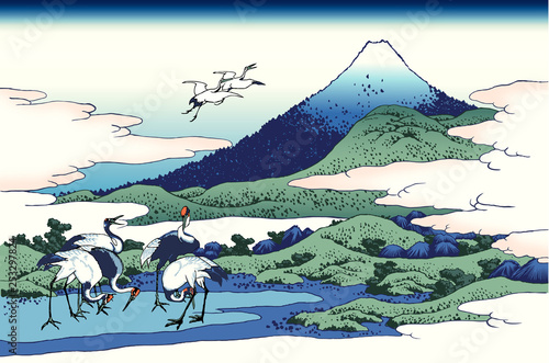 富嶽三十六景　相州梅沢庄　葛飾北斎