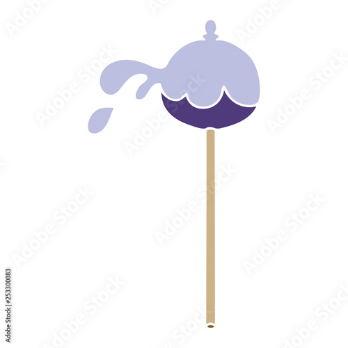 quirky hand drawn cartoon lolipop