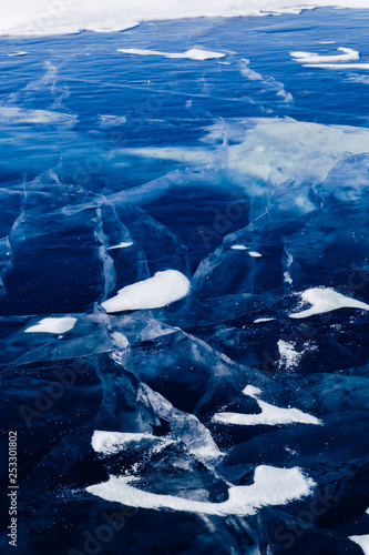 Spectacular winter landscape. Abstract arctic winter background.