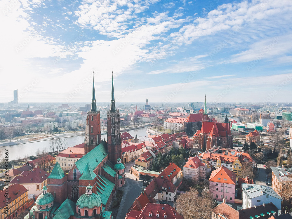 Tumski Island in Wroclaw