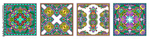 Traditional ornamental floral paisley bandanna