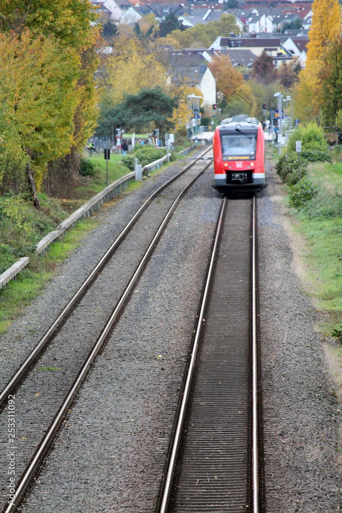 Regional Train in Bonn, Germany