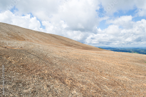 On top of the Pedra Grande in Atibaia, Sao Paulo, Brazil. It is a mountain made of a single huge rock 