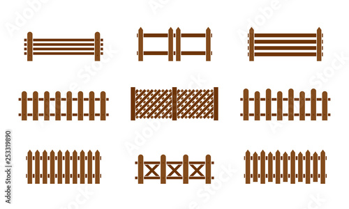 Wood Fence set