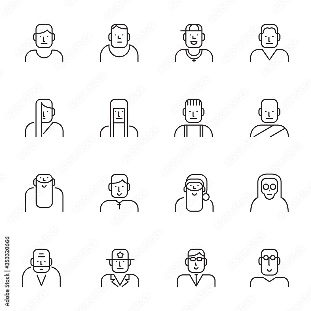 icon people, vector icon people, vector