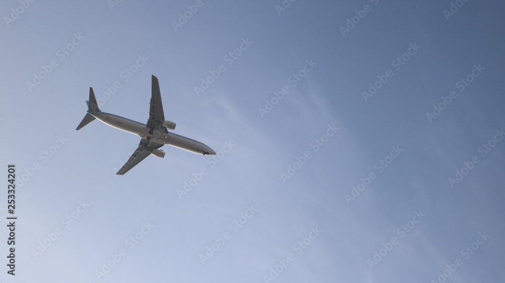 airplane in the sky airplane in the sky