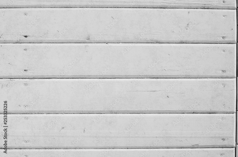 White painted wooden planks background White painted wooden planks background