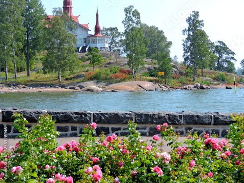View of island in Baltic sea