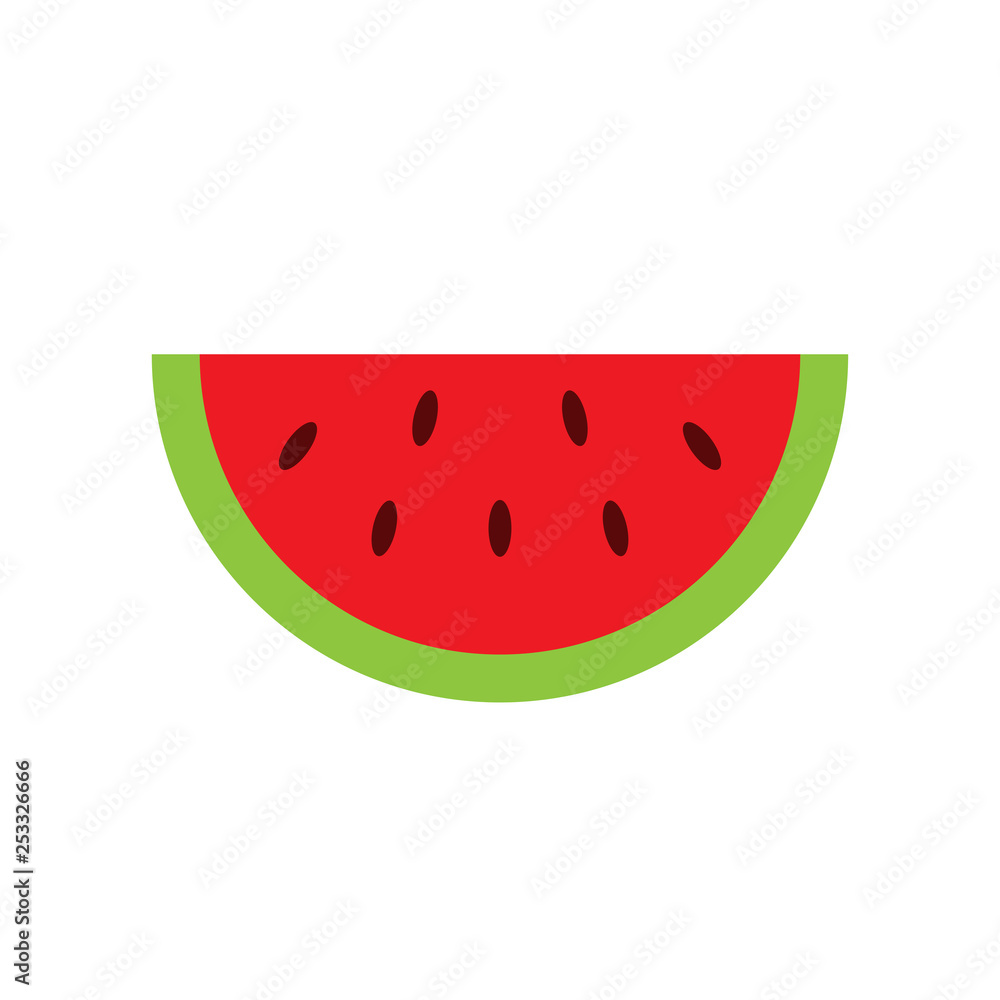 Watermelon vector icon Watermelon vector icon