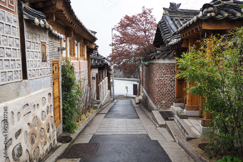 An alley in Bukchon Hanok Village