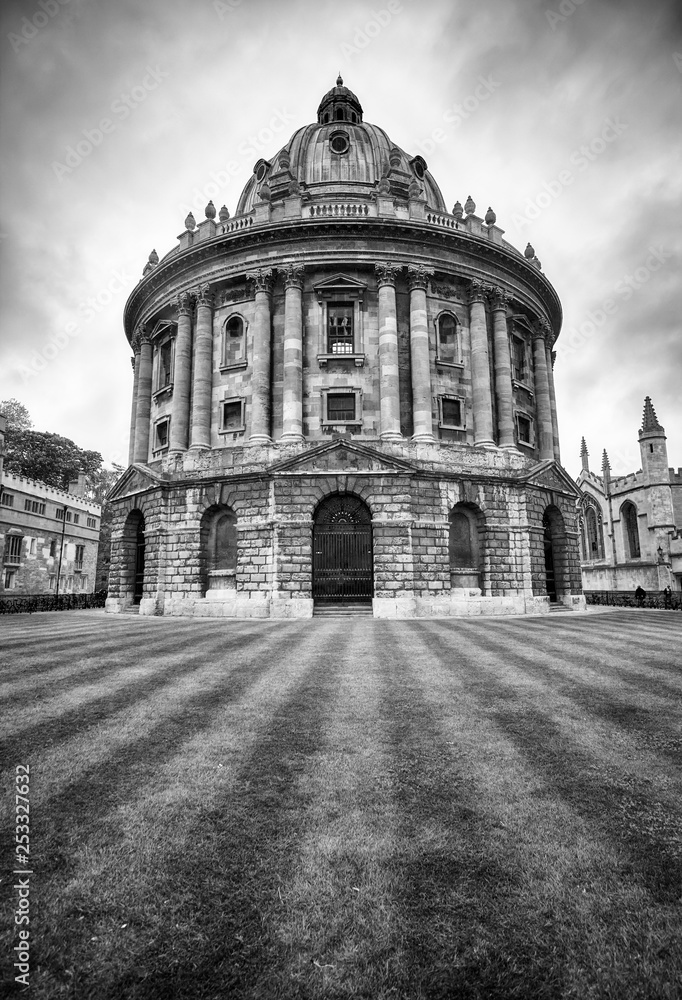 Old building at Radcliffe Square.  Oxford. England.