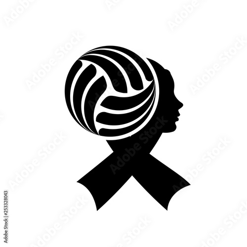 Volleyball ribbon face