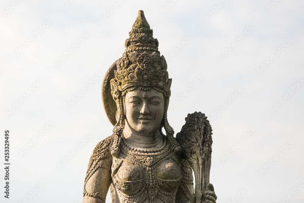 Fototapeta premium Statue of buddha in Ubud rainforest, Bali.
