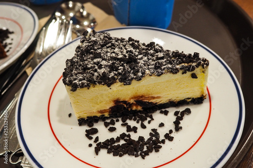 Chocolate chip cheesecake