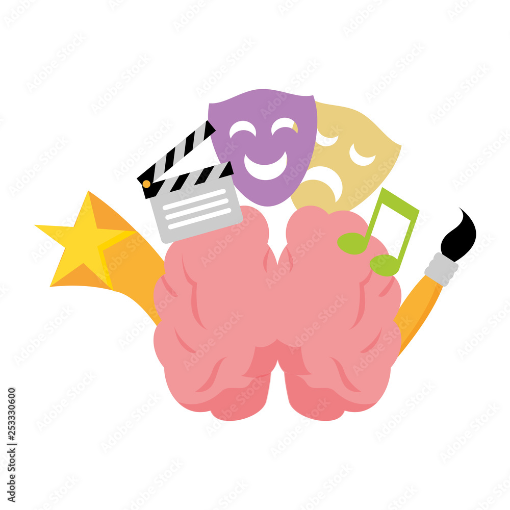 Fototapeta premium brain idea creativity