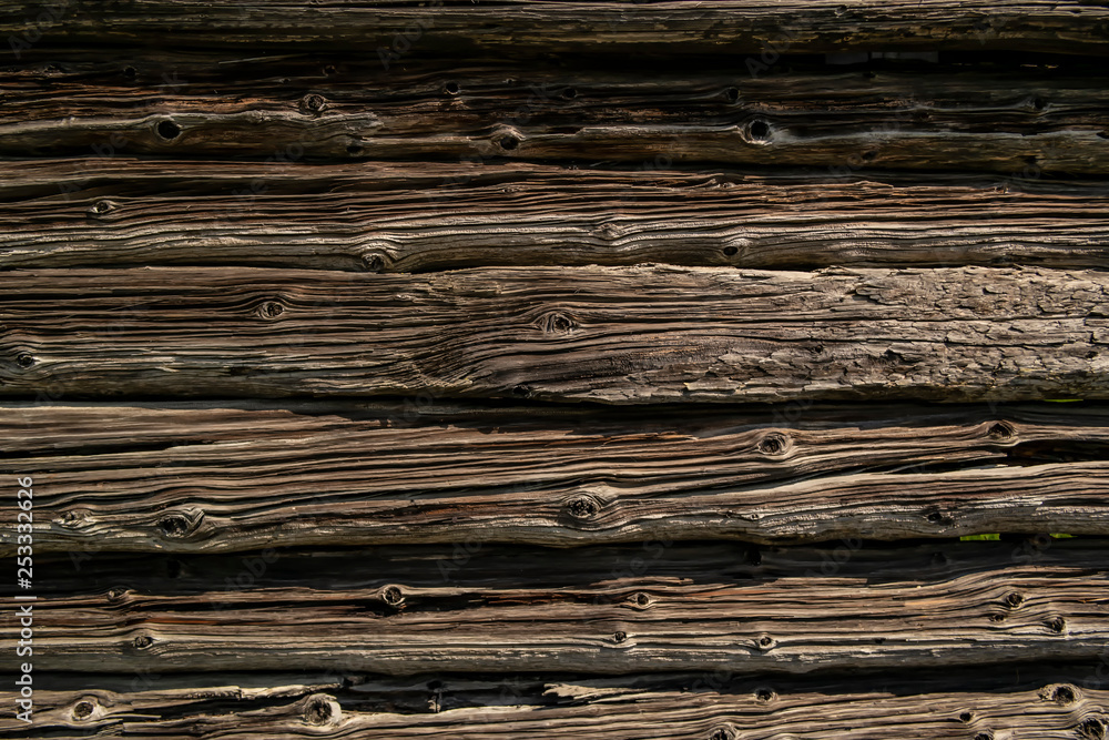 Wooden boards with knots Wooden boards with knots