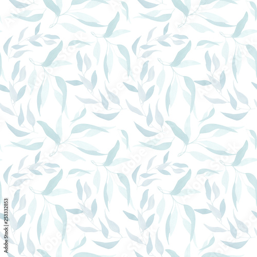 Colorful seamless pattern with succulents plants, branches. Perfect for your project, wedding, greeting card, wallpaper, pattern