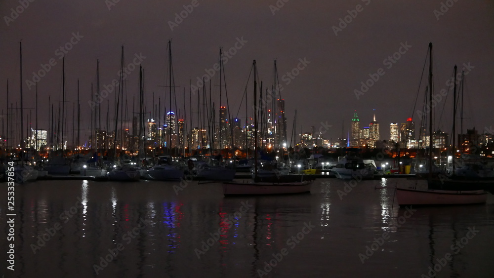 Fototapeta premium Melbourne at night