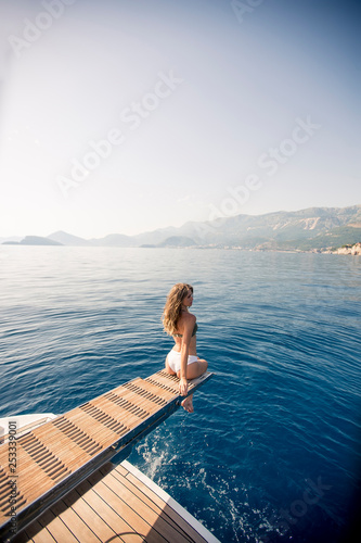 Pretty young woman relaxing...