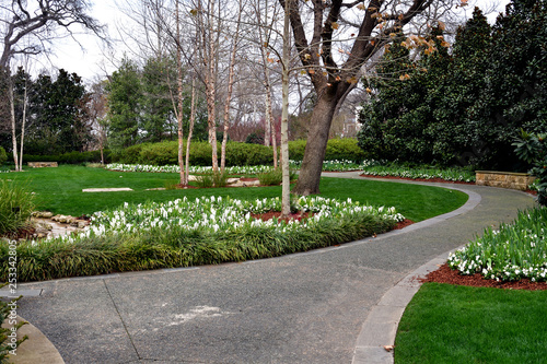 Flowers Park in Early Spring