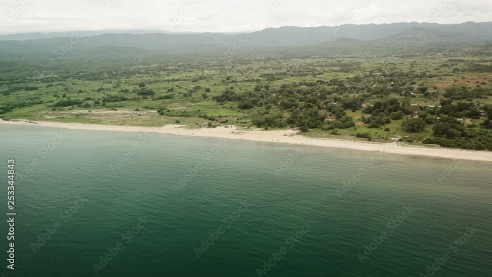 African lush jungle grasslands aerial African lush jungle grasslands aerial