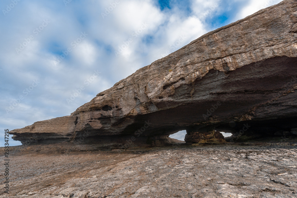 La Ojerada Rock at Ajo Cape, Cantabria, Spain La Ojerada Rock at Ajo Cape, Cantabria, Spain