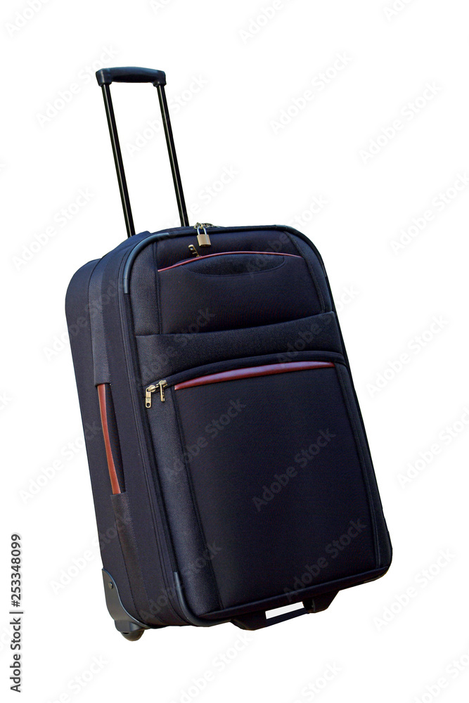Cut out of an upright suitcase Cut out of an upright suitcase