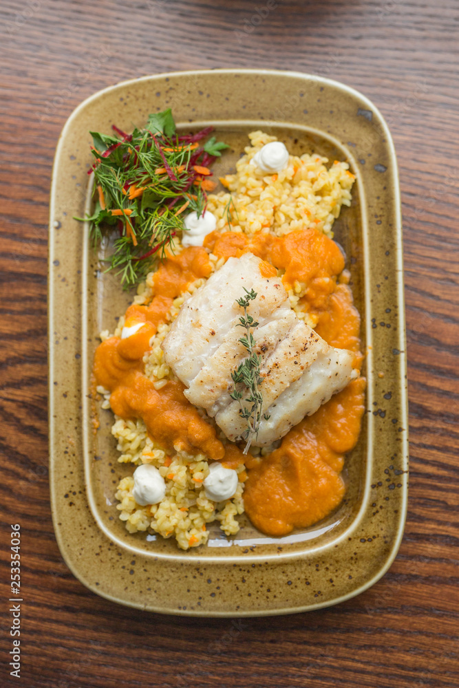 diet boiled fish with vegetables and herbs diet boiled fish with vegetables and herbs