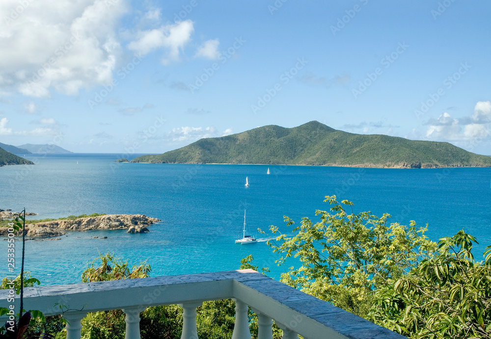 Obraz premium British Virgin Islands Caribbean Sea View