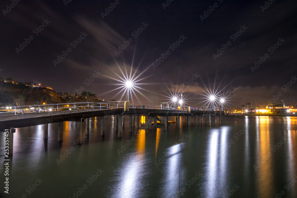 Dana Point Pier at Night