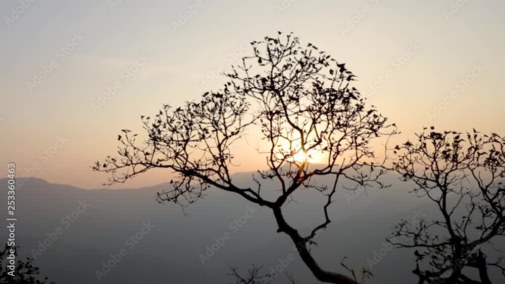 Beautiful Sunrise at Bisle Ghat KA India Beautiful Sunrise at Bisle Ghat KA India