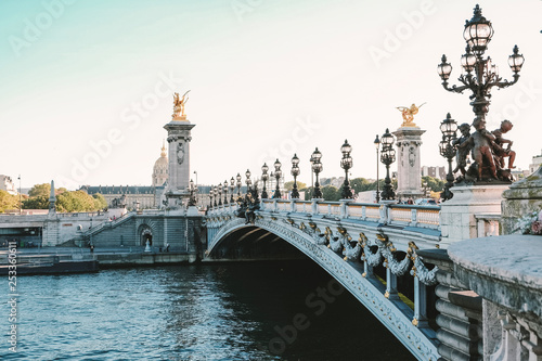 a bridge in Paris, France © Bahar