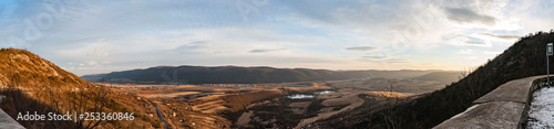 Beautiful panorama in East Slovakia