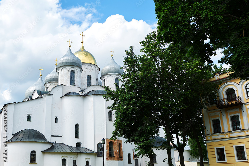cathedral of st. sophia in novgorod russia