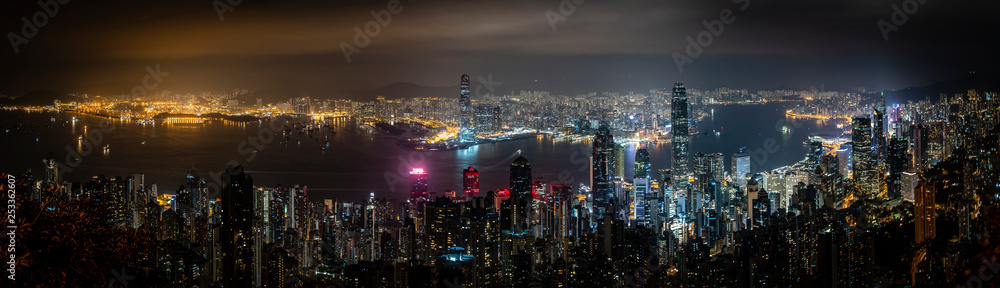 Honk Kong, November 2018 - Victoria Peak - beautiful panorama