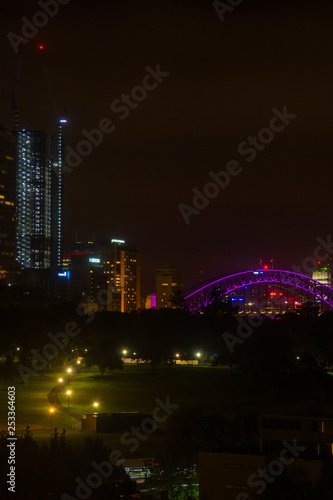 Sydney Harbour Bridge Nachtaufnahme © ramonmaesfotografie