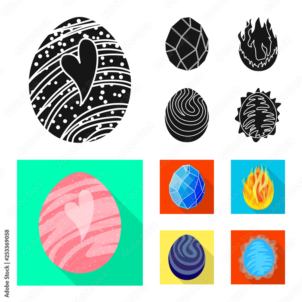 Isolated object of animal and prehistoric icon. Collection of animal and cute stock symbol for web. Isolated object of animal and prehistoric icon. Collection of animal and cute stock symbol for web.