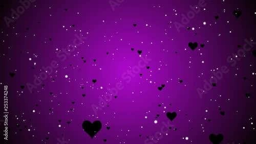 Valentines day hearts love romantic backdrop animation motion graphic background. Ideal to enhance any video presentation for displaying your logo, titles with a neutral and stylish background.