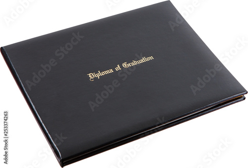 Single Book Style Graduation Diploma