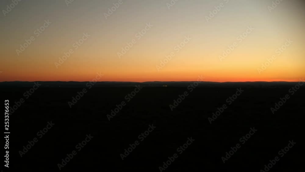 Sunset with a dark contrast Sunset with a dark contrast