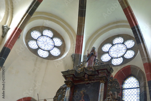 Photography Inside the church of Carta medieval cistercian monastery near Sibiu, Transilvani