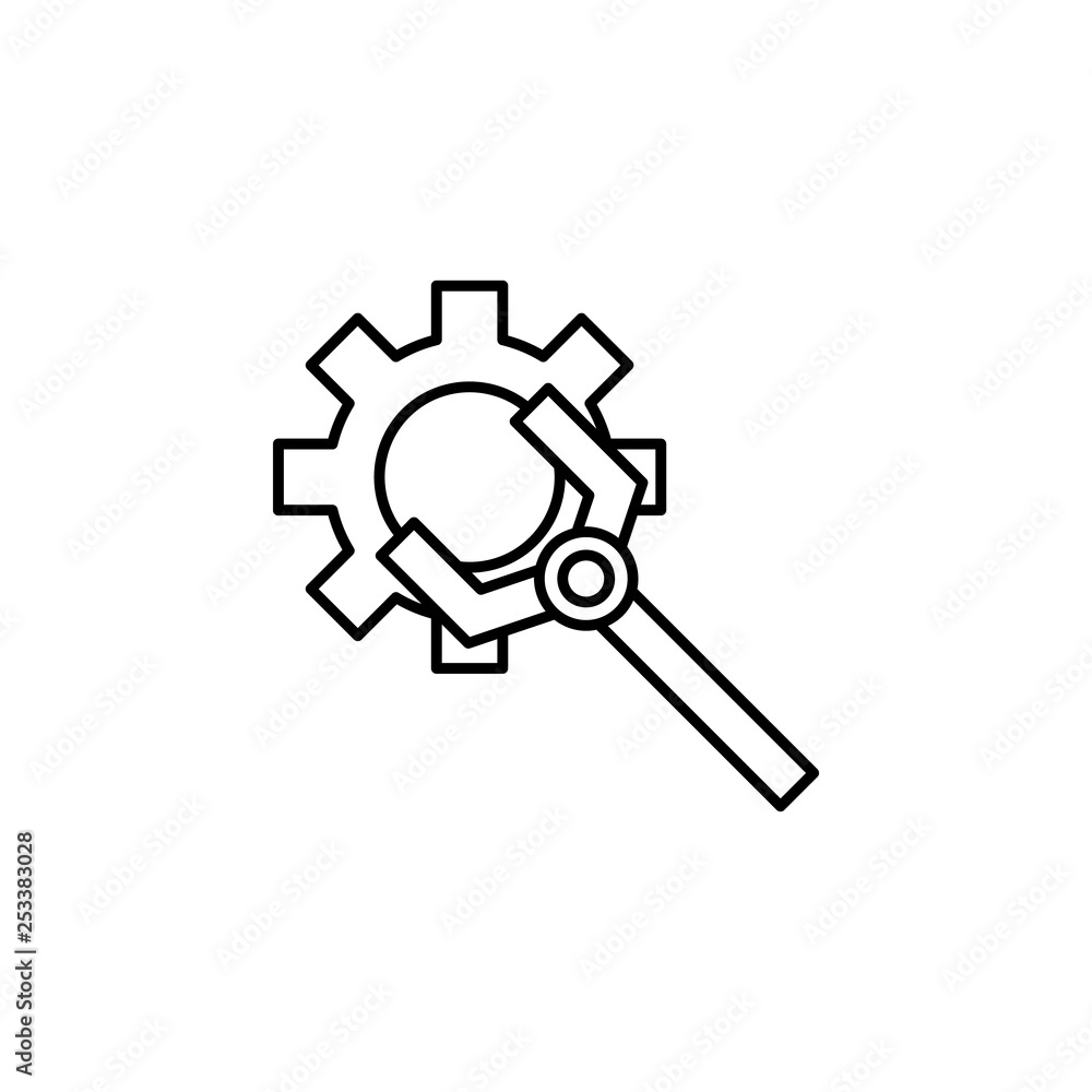Robotics robot outline icon. Signs and symbols can be used for web, logo, mobile app, UI, UX Robotics robot outline icon. Signs and symbols can be used for web, logo, mobile app, UI, UX
